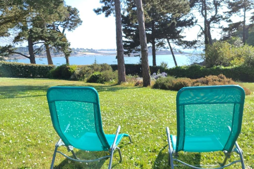 Villa 10P, Exposition Sud, La Plage De Sable Au Bout Du Jardin Saint-Briac-sur-Mer Esterno foto